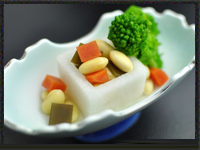 2月ご夕食メニュー逸品（1品）紹介 【先付】桝大根