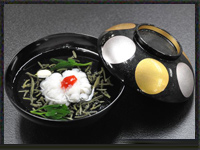 5月ご夕食メニュー逸品（1品）紹介 【椀物】鱧清汁仕立